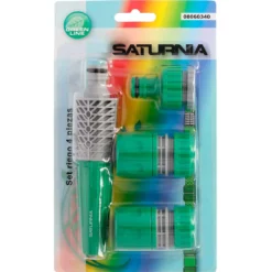 Set Riego Plastico4 Piezas Saturnia