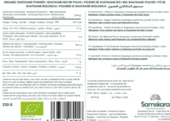 Shatavari En Polvo Bio - 150g | Superalimento Ecológico Vegano Para Batidos, Smoothies Y Zumos, Sin Azúcares Añadidos