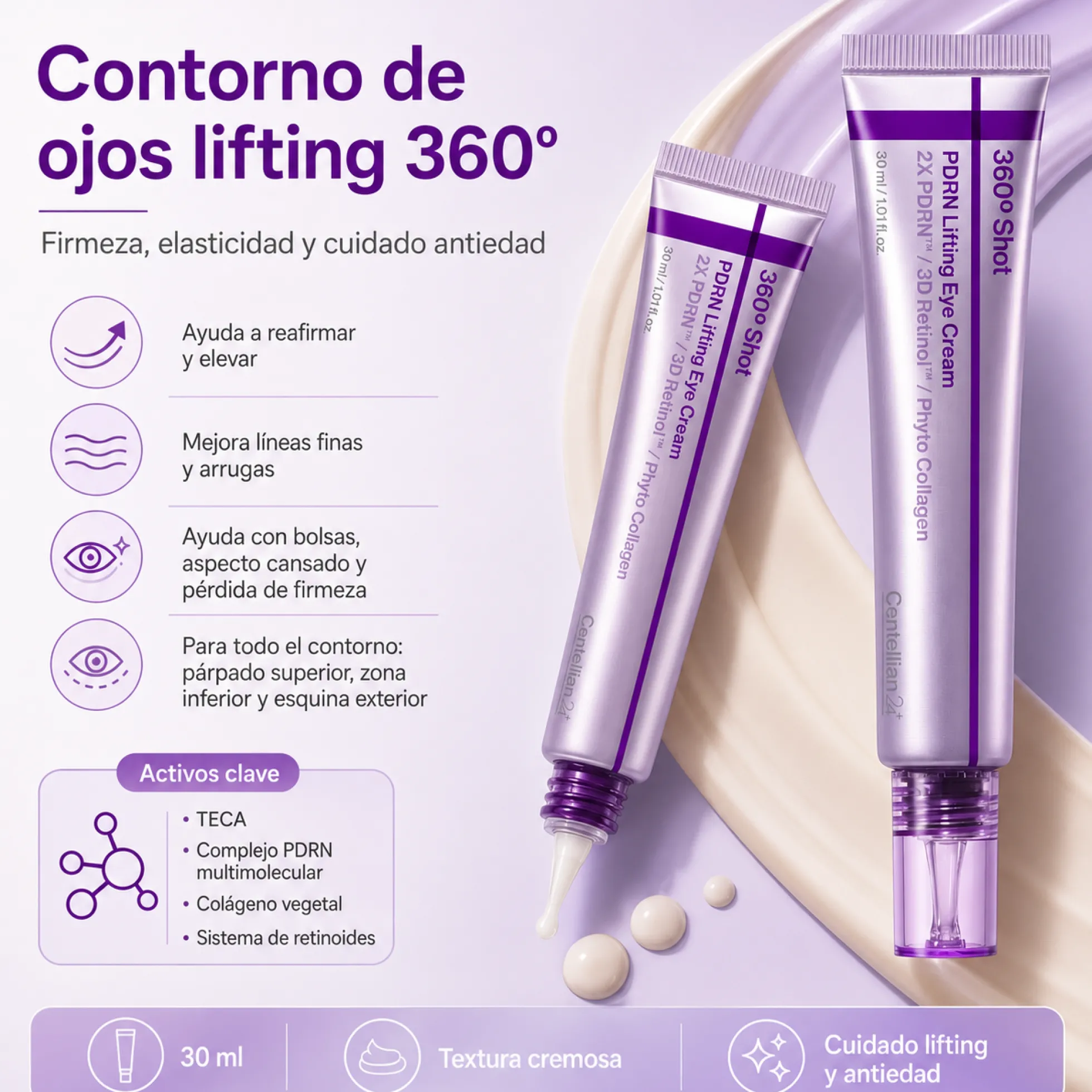 360º Shot PDRN Lifting Eye Cream Centellian24 30ml