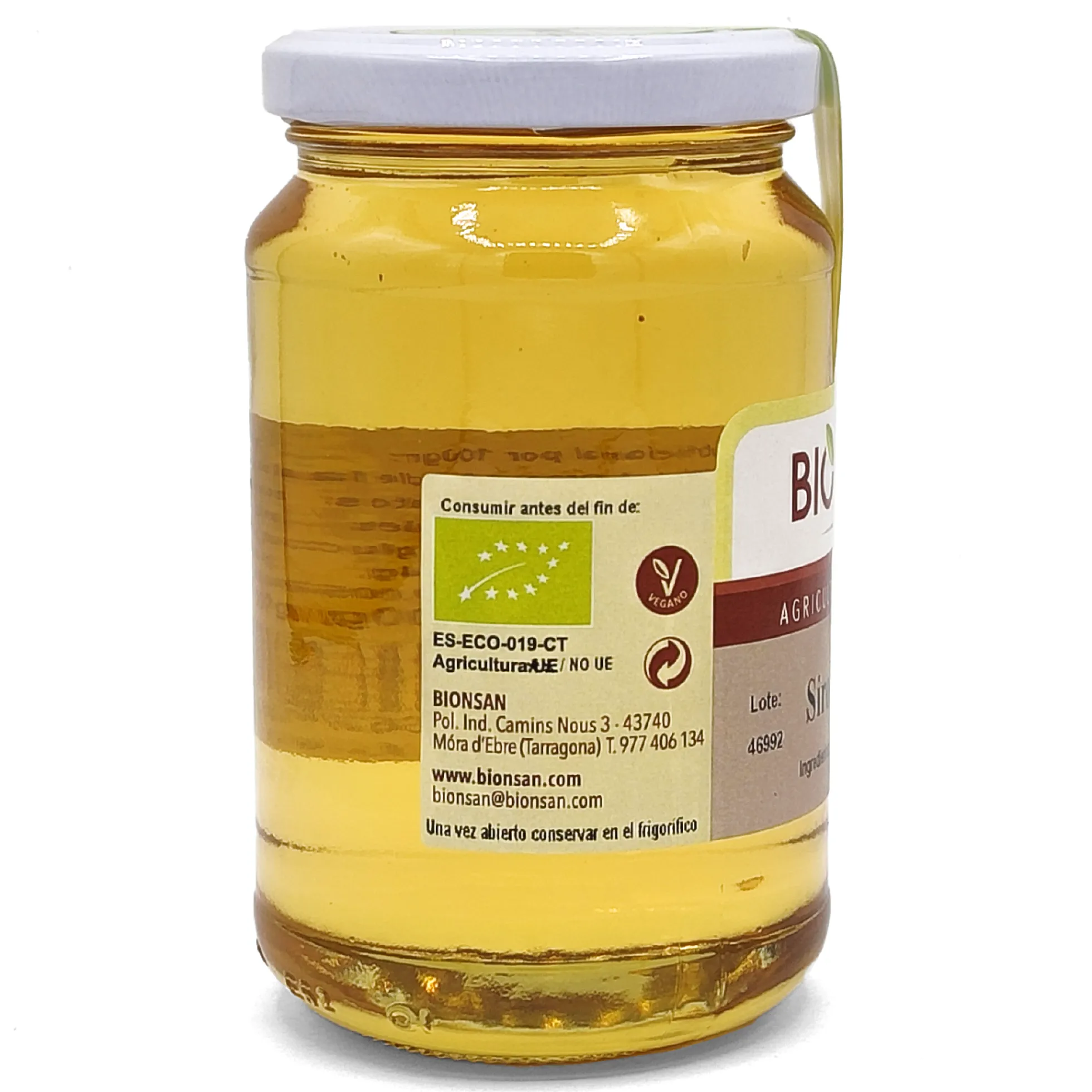 Sirope De Agave Eco Bionsan 500gr