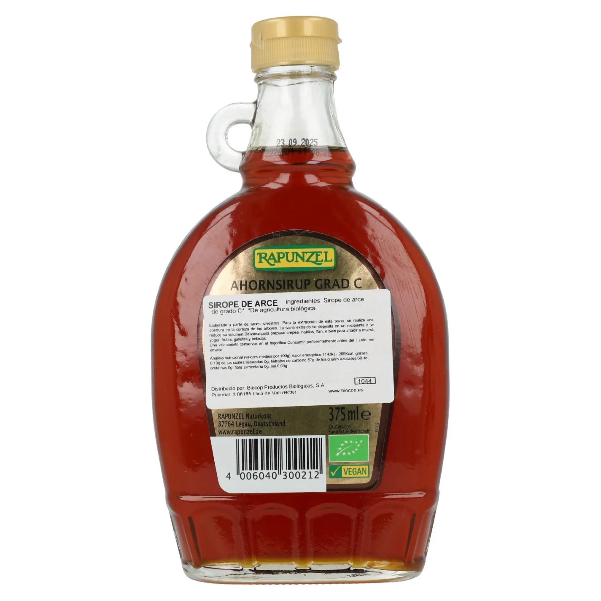 Sirope de Arce BIO Rapunzel 375 ml