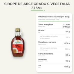 Sirope de Arce grado C Vegetalia 375ml