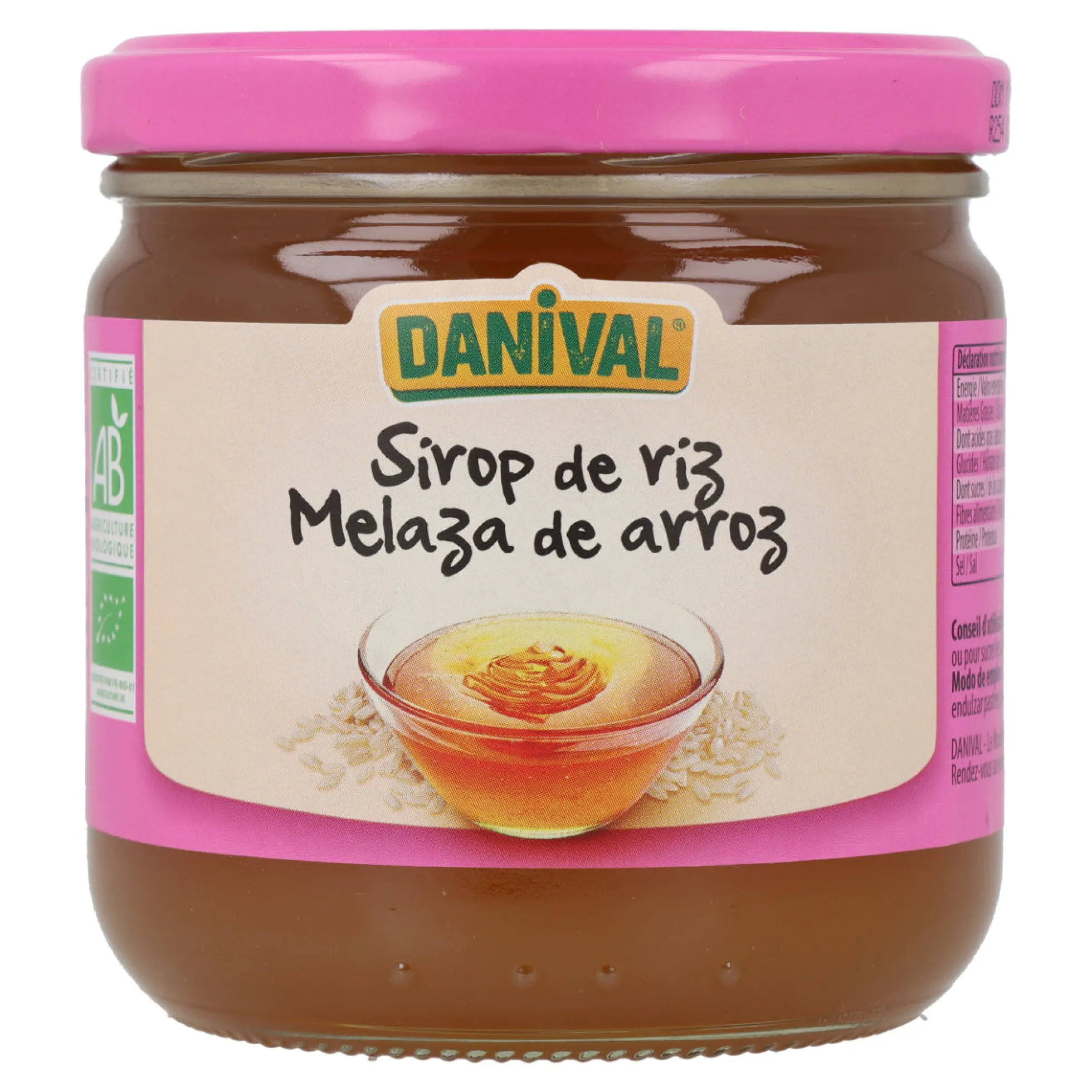 Sirope de Arroz Bio Danival 460 g