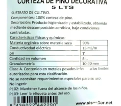 Sisanflor Corteza De Pino 10/20 5l