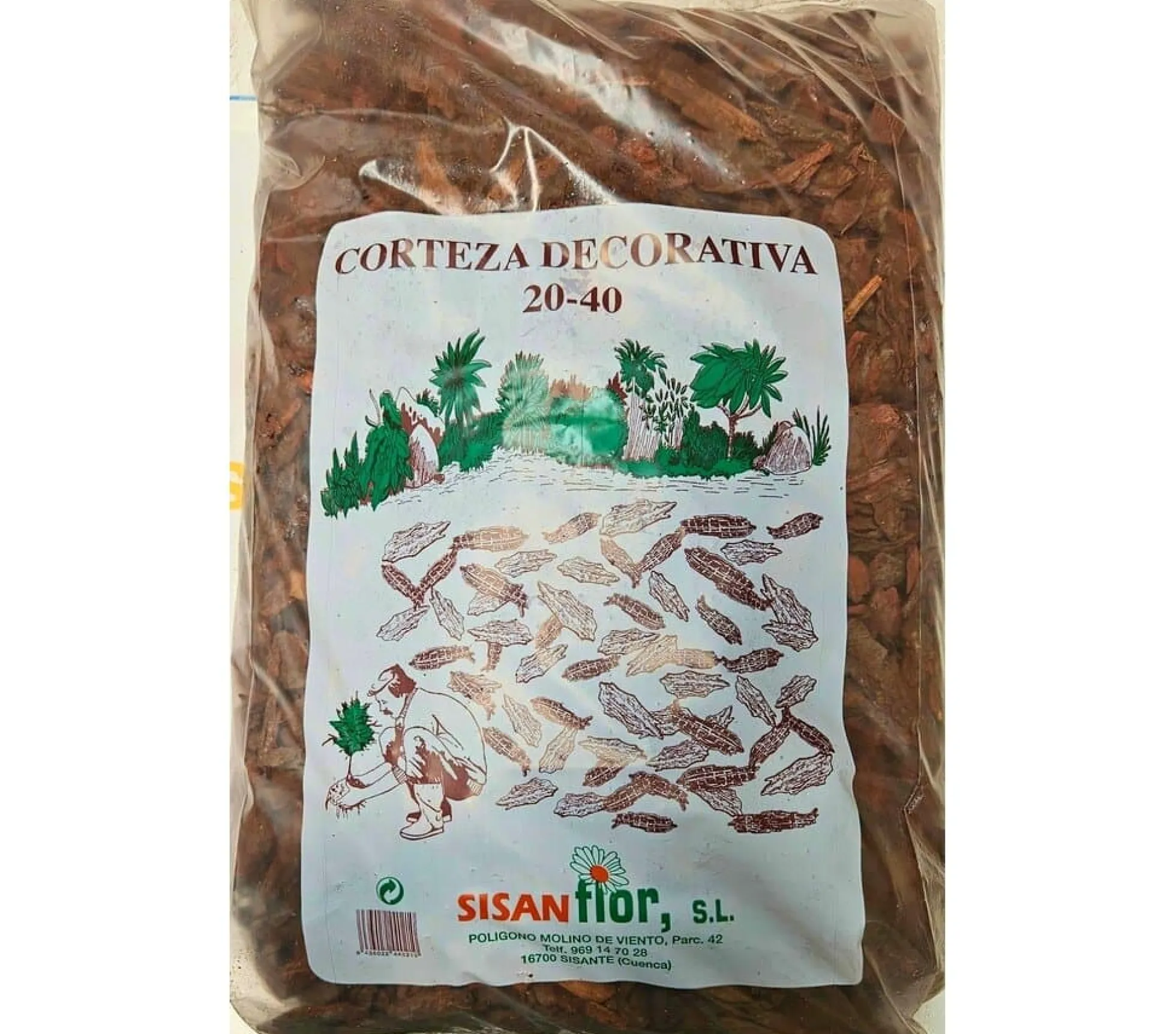 Sisanflor Corteza De Pino 20/40 50l