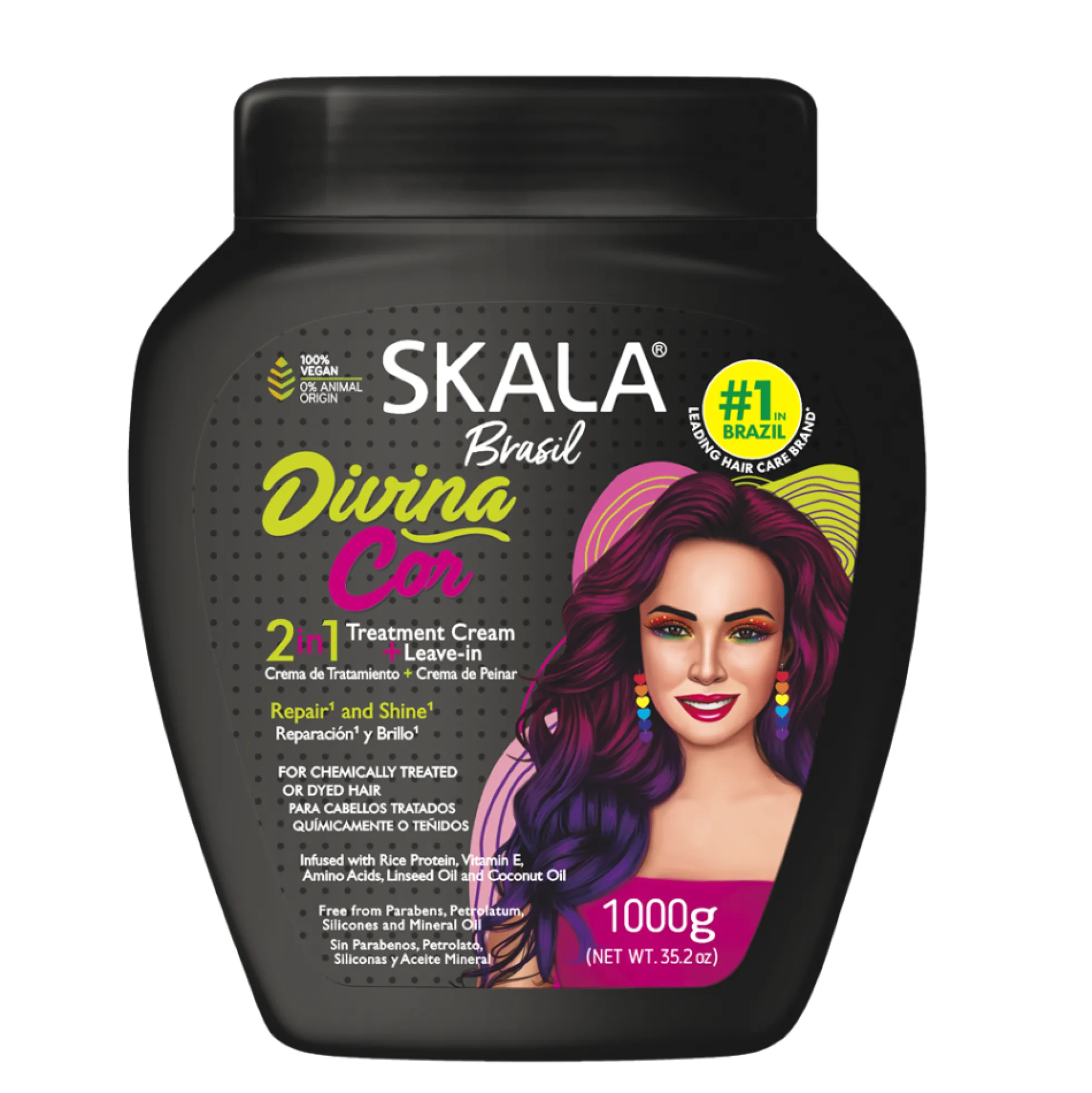 Skala Brasil Divina Cor Crema De Tratamiento 1k