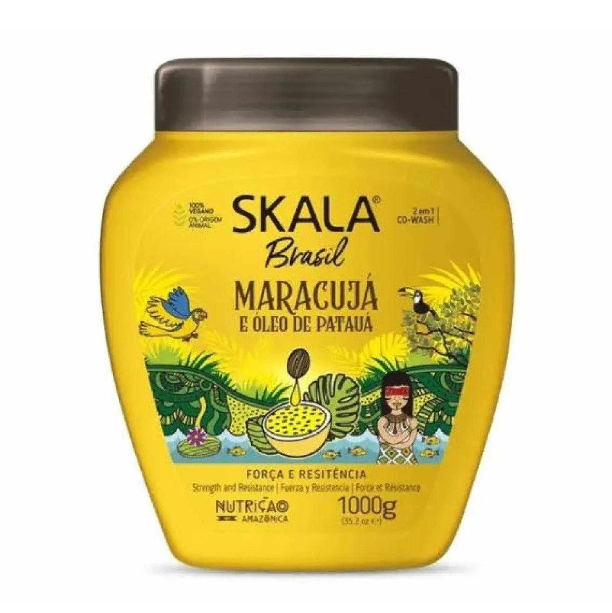 Skala Brasil Maracujá E Óleo De Patauá Crema De Tratamiento 1k