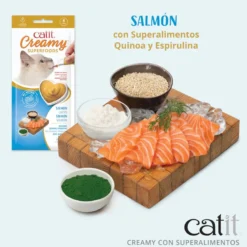 Snack con superalimentos para gatos Creamy Superfood Multi Pack 8 x 10 g Catit