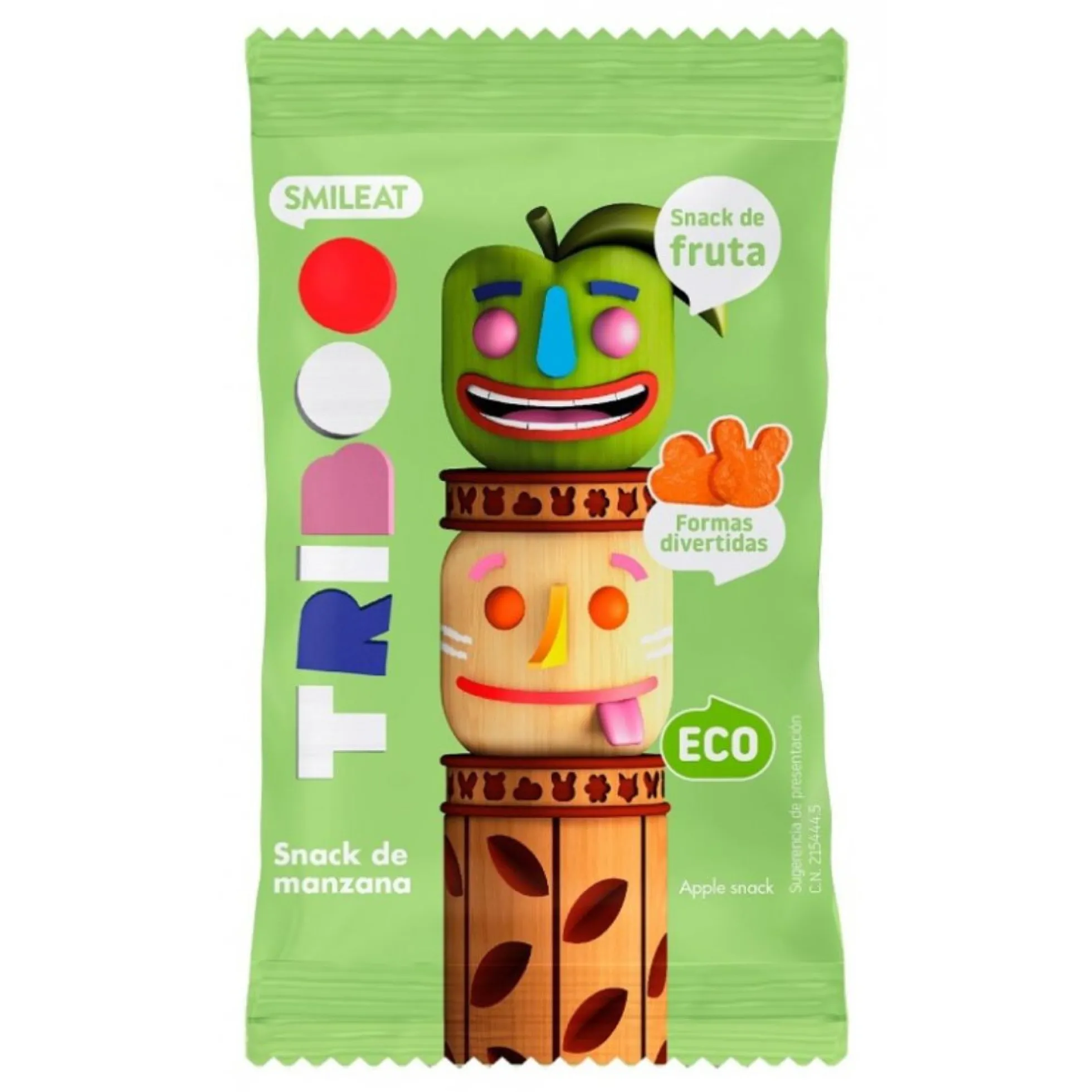 Snack de manzana ECO 25g, Triboo