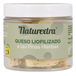Snack de queso liofilizado con finas hierbas 60 g NaturExtra
