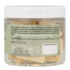 Snack de queso liofilizado con finas hierbas 60 g NaturExtra