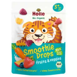 Snack Infantil de frutasy verduras bio a partir de3 años Holle 15gr