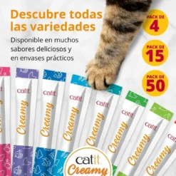 Snack líquido para gatos Creamy Multi Pack 15 x 10 g Catit