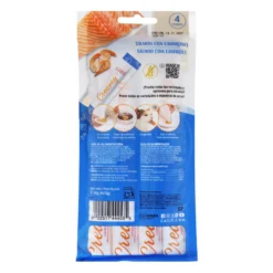 Snack líquido para gatos sabor salmón y gambas Creamy 4 x 10 g Catit