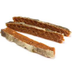 Snack natural para perros Barritas de salmón con piel Arquivet 100 gr