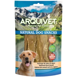 Snack natural para perros Pechuga de Pato al vapor 100 gr