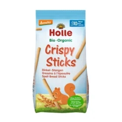 Snack Palitos crujientes de Espelta Demeter para Bebés a partir 10 meses Holle 80gr