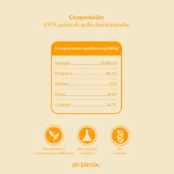 Snack Patas de Pollo para Perros Snack Natural 400 g dr.bimix