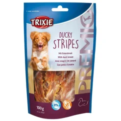 Snack PREMIO Duck Stripes Trixie, 100 g