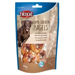 Snack PREMIO Lamb Chicken Bagels 100 g, Trixie
