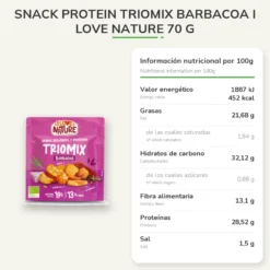 Snack protein Triomix barbacoa I Love Nature 70 g