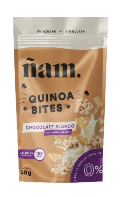 Snacks de Quinoa con Chocolate Blanco y Galleta Quinoa Bites 50 g