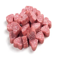 Snack Semihumedo Para Gato En Mini Corazones De Pollo Y Pescado Truly 20 Bolsas X 50 Gr
