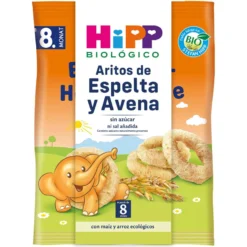 Snacks Infantiles de Avena y Espelta Bio +8 meses HiPP 30 g