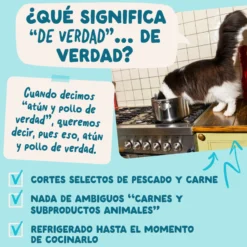 Sobres de comida húmeda Atún & Pollo en Salsa para Gatos Adultos | Edgard & Cooper 85 g