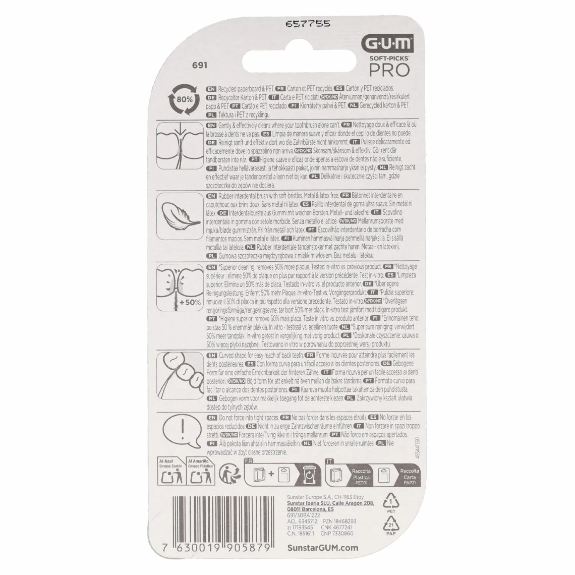 Soft-picks pro large Gum 30 uds