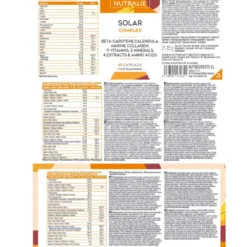 Solar Complex con Colágeno Bronceador y Protector Nutralie 30 cápsulas
