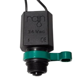 Solenoide Rain 24v Ac. Con Adaptador Y Palanca Para Abrir De Forma Manual