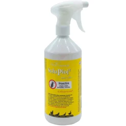 Solupioj Spray - Gallinas, Ácaros, Garrapatas, Chinches - Desinsectante Para Instalaciones De Animales - 1 Litro
