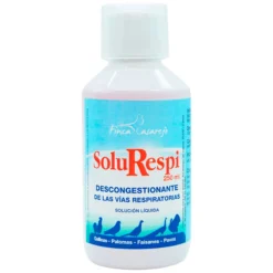 SoluRespi 250ml - Solución líquida mentolada para gallinas - Apoyo nutricional en el resfriado de las aves - 100%natural