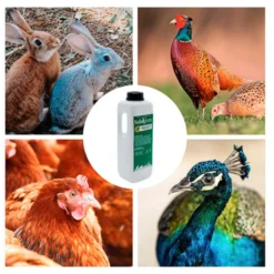 Soluverm - Desparasita Tus Gallinas, Faisanes Y Conejos Contra Parásitos Internos Tipo Vermes - 1 L