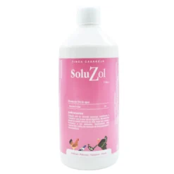 SoluZol 1L – Complemento nutricional natural para gallinas y aves – Apoyo digestivo y bienestar intestinal– 100% vegetal