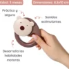 Sonajero Fácil Agarre Para Bebés 3m+ Osito