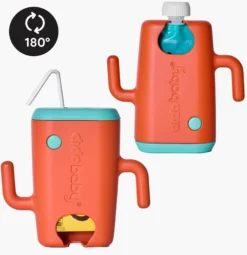 Soporte Anti Derrames para Pouches Didopoucher color Coral