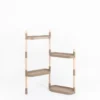 Soporte Modular Citysens De 4 Bandejas – Color Corteza De Pino, Polipropileno 100% Reciclado Y Madera Ecológica Pefc