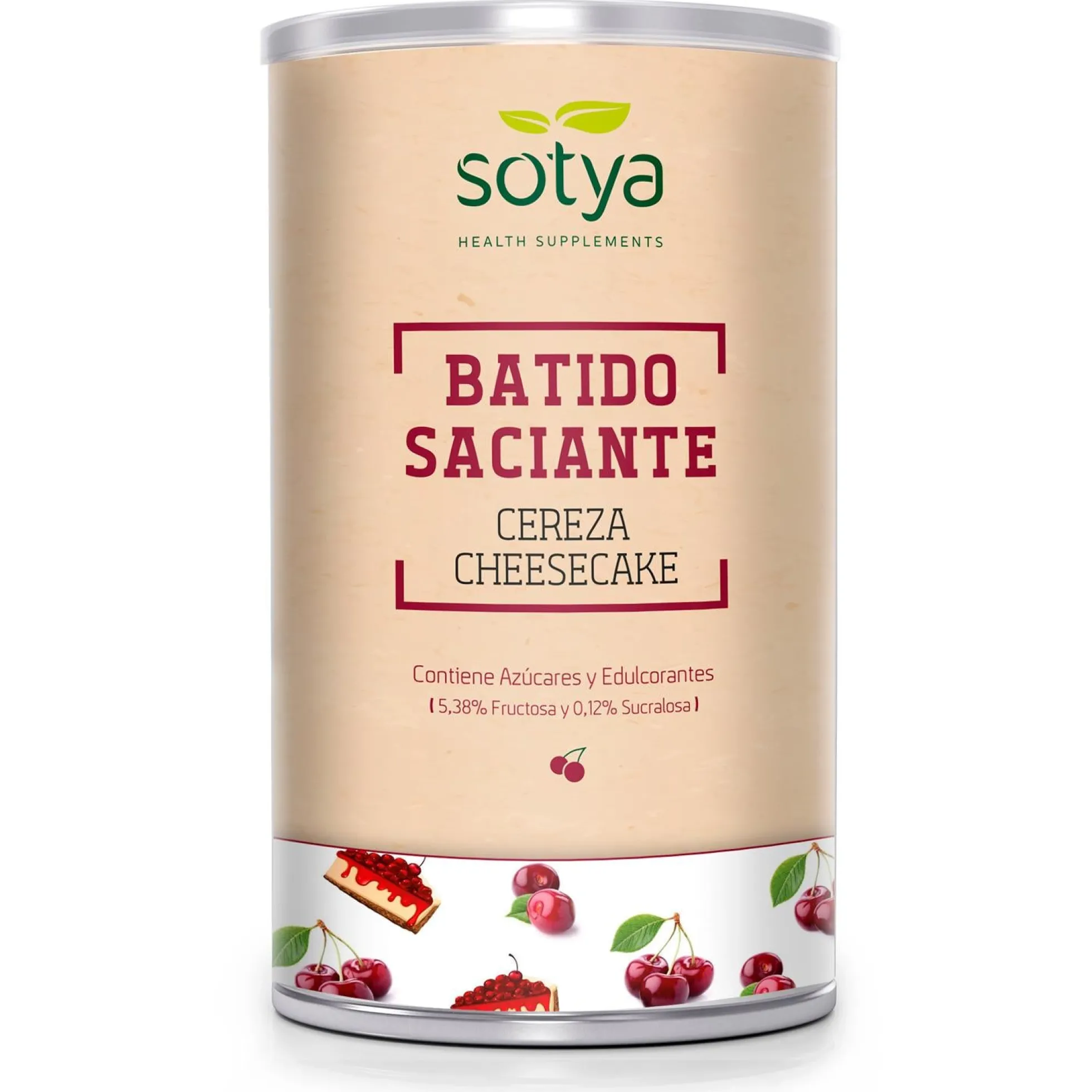 SOTYA Batido saciante sabor cereza cheesecake 550 gr