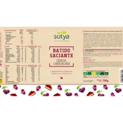 SOTYA Batido saciante sabor cereza cheesecake 550 gr