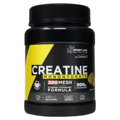 Sport Live 100% Creatine Monohydrate 200 Mesh 500 Gr Limón