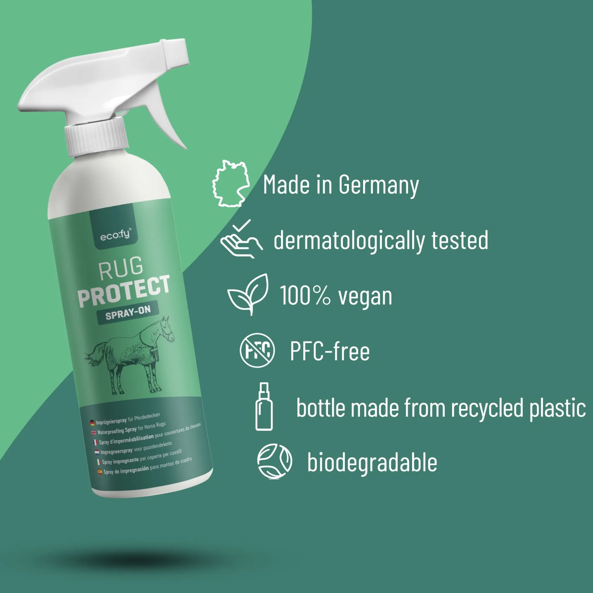 Spray De Impregnación Para Mantas De Cuadra - Eco:fy - 500 Ml