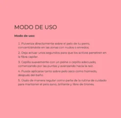 Spray desenredante para perros Masco Beauty 100 ml