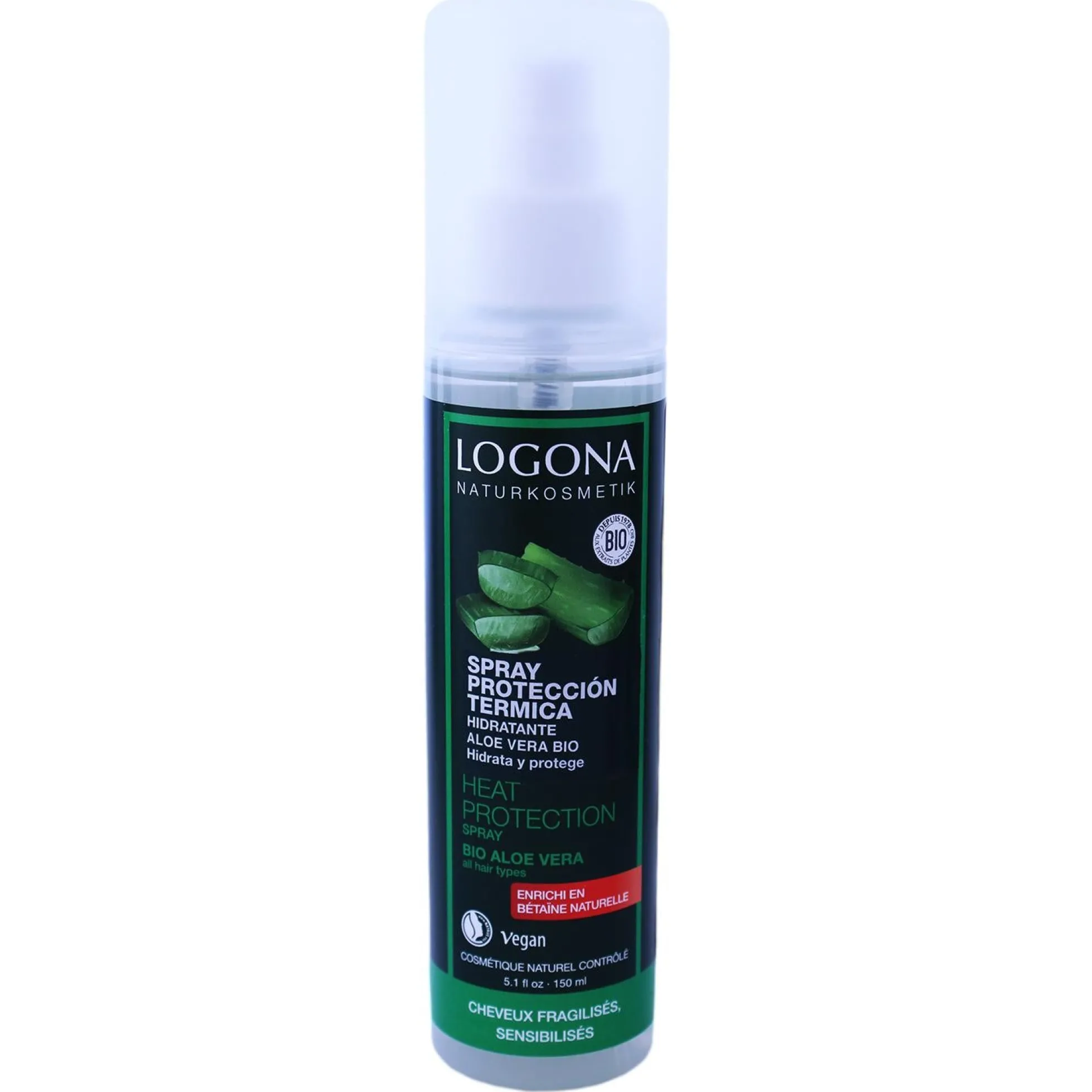 Spray hidratante con protección térmica Logona, 75 ml