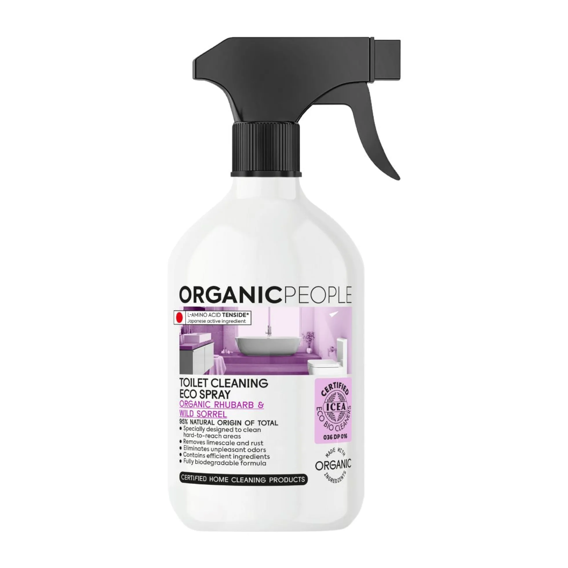 Spray limpiador de wc ecológico Organic People 500ml
