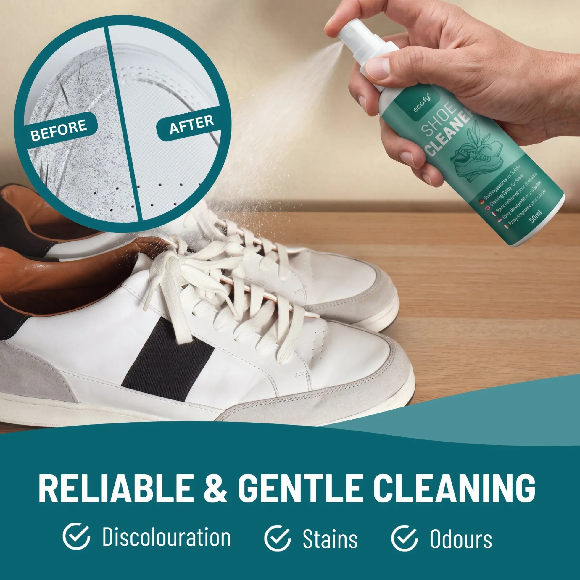 Spray Limpiador Para Calzado - Eco:fy - 125 Ml