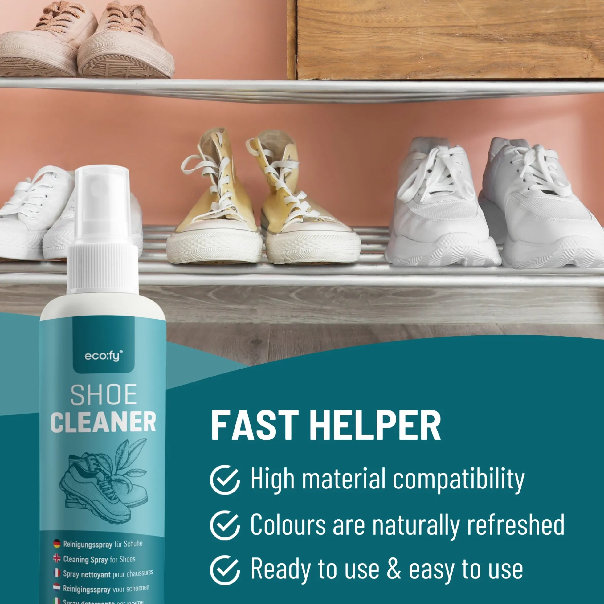 Spray Limpiador Para Calzado - Eco:fy - 125 Ml