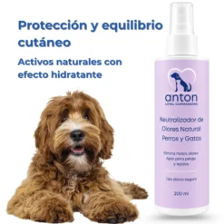 Spray natural neutralizador de olores para perros y gatos – 200 ml