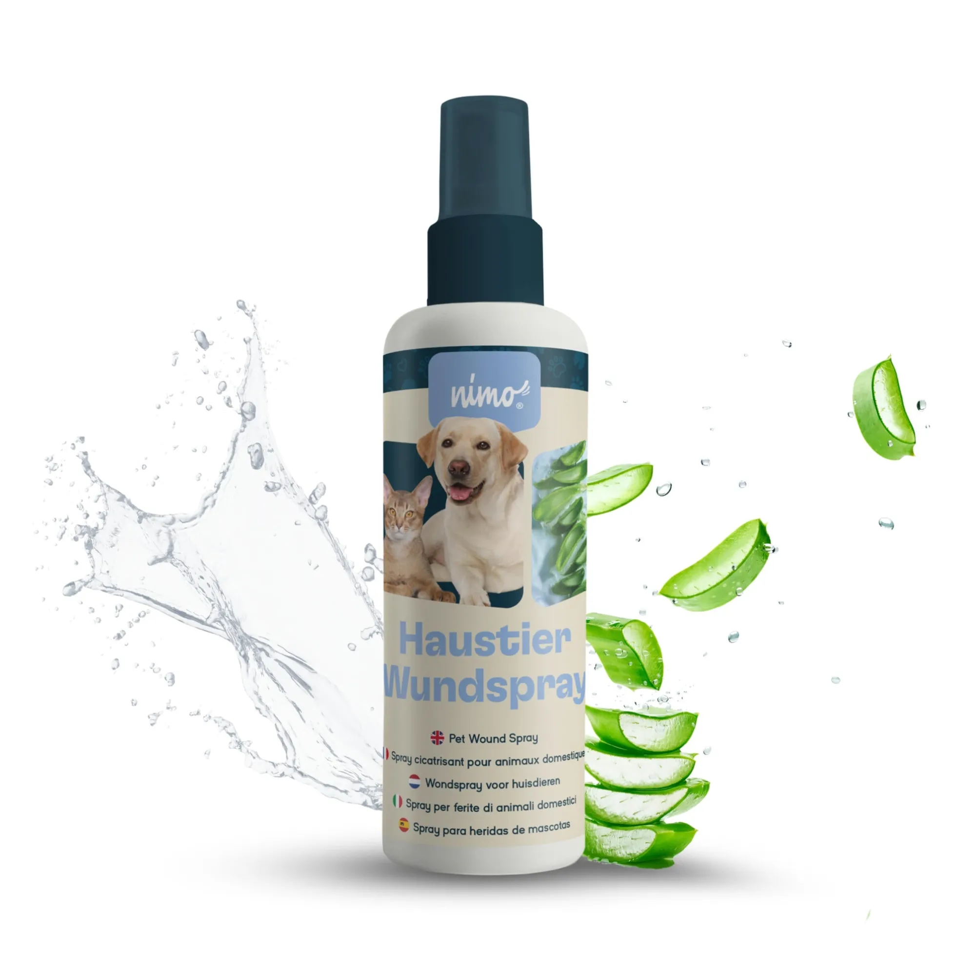 Spray Para Heridas De Mascotas - Nimo - 125 Ml